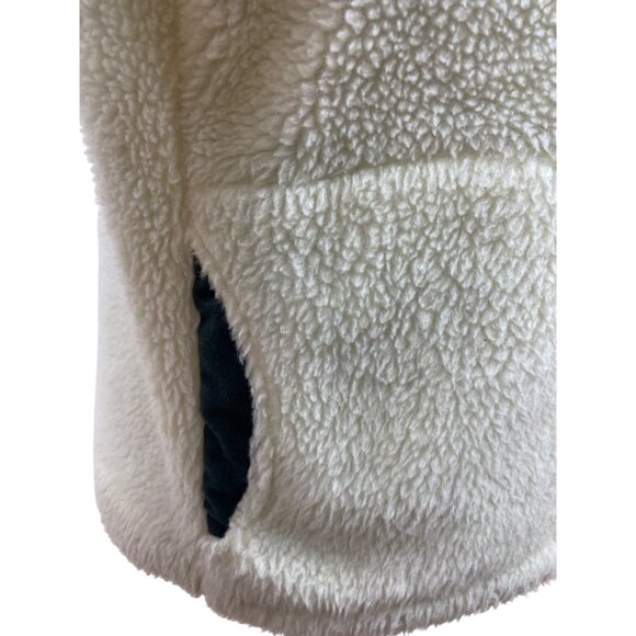 Ouray Cream Pullover W/ Teal Pattern Button-Up Closure Size L/XL - Picture 5 of 8